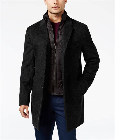 michael kors mens jackets|Michael Kors men's overcoat macy's.